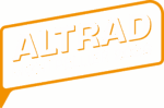 Logo officiel Altrad 2026 en orange sur fond blanc